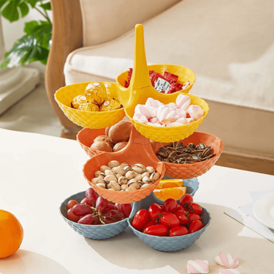 Multi Layer Snack Tray Fruit Basket