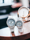 Couple Diamonds Stone Watch