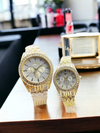 Couple Diamonds Stone Watch